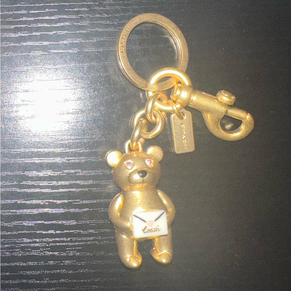 Coach Bear Keychain